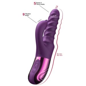 VIBRADOR RABBIT SWIRL SHE.E.O - Image 3