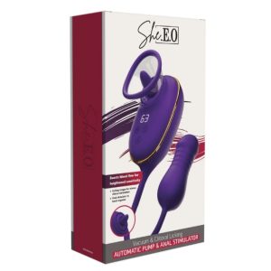 BOMBA PARA O CLÍTORIS COM LÍNGUA E ESTIMULADOR ANAL SHE.E.O - Image 5