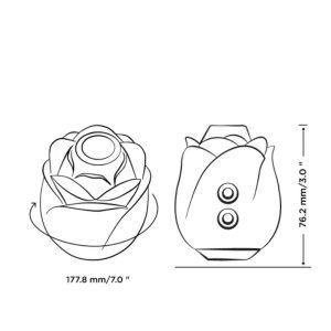ESTIMULADOR DE CLÍTORIS ROSE 2.0 EDIÇÃO LIMITADA (COM SUCÇÃO) - Image 5