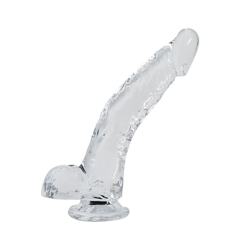 ALIVE GARANHÃO DILDO REALISTA TRANSPARENTE | 22 CM