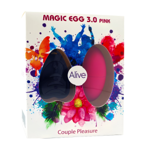 ALIVE MAGIC EGG 3.0 OVO VIBRATÓRIO COM COMANDO ROSA