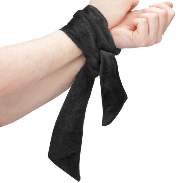 VENDA DE VELUDO PRETA- OUCH VELVET TIE UP