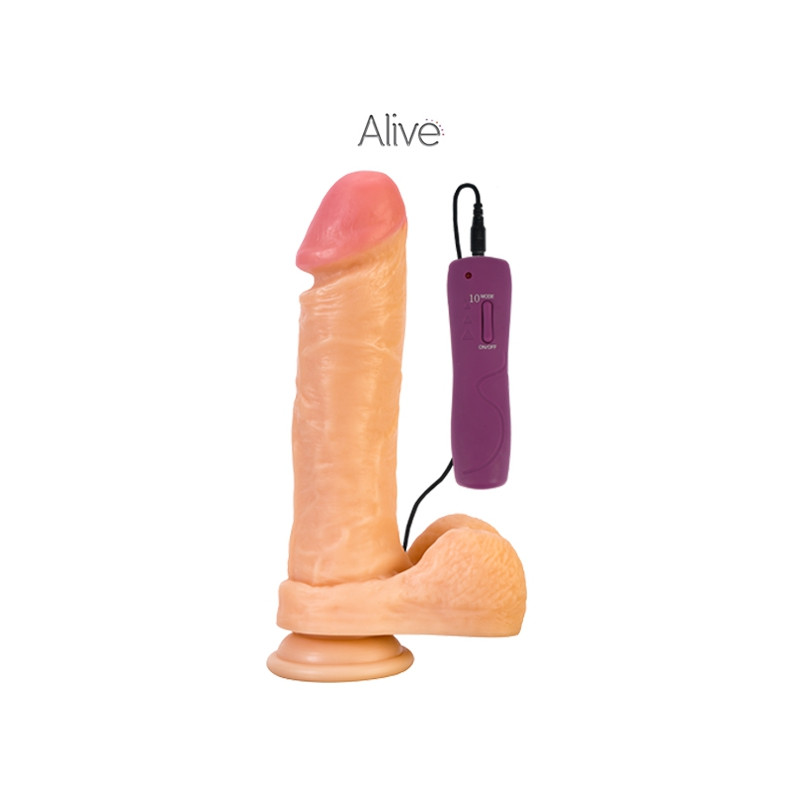 VIBRADOR REALISTA ALIVE BRUNO