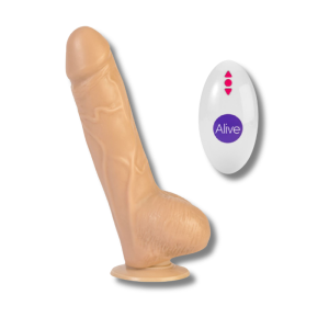 VIBRADOR REALISTA MARCO COM ROTAÇÃO ALIVE
