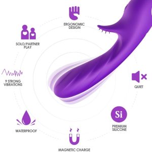 VIBRADOR RABBIT ARMONY ROMANCE (ROXO) - Image 3