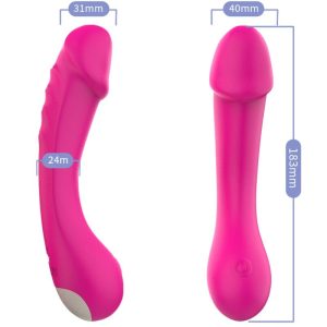 VIBRADOR DO PONTO G ARMONY DILDO (FÚCSIA) - Image 3