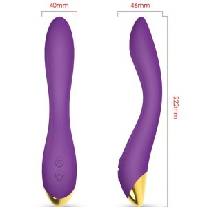 VIBRADOR MULTIPOSIÇÃO FLAMINGO (ROXO) - Image 2