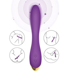 VIBRADOR MULTIPOSIÇÃO FLAMINGO (ROXO) - Image 3
