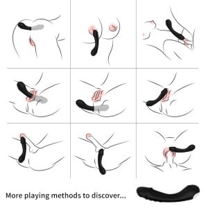 VIBRADOR DO PONTO G ARMONY DILDO (PRETO) - Image 2