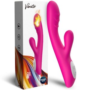 VIBRADOR RABBIT SPARK COM AQUECIMENTO (FÚCSIA) - Image 5