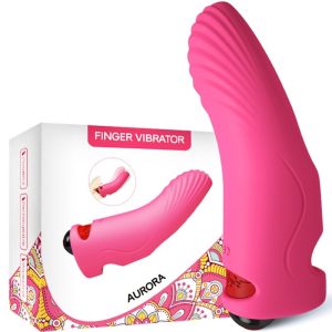 VIBRADOR EM FORMA DE DEDO AURORA (FÚCSIA) - Image 4