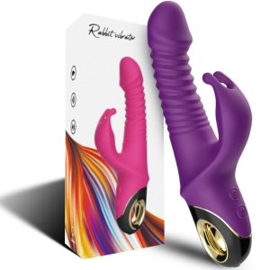VIBRADOR RABBIT ZING DILDO (ROXO) - Image 5
