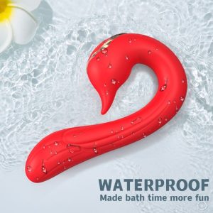 VIBRADOR MULTIPOSIÇÕES COM AQUECIMENTO DELFIN (VERMELHO) - Image 3