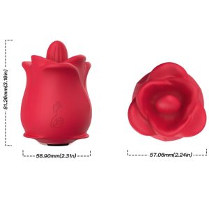 ESTIMULADOR DE CLÍTORIS ROSE COM LÍNGUA - Image 3