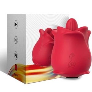 ESTIMULADOR DE CLÍTORIS ROSE COM LÍNGUA - Image 4