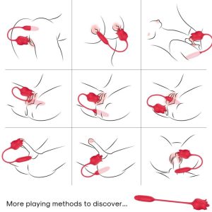 VIBRADOR 3 EM 1 COM SUCÇÃO E UP & DOWN PINK - Image 2