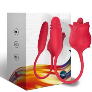 VIBRADOR 3 EM 1 COM SUCÇÃO E UP & DOWN PINK - Image 5