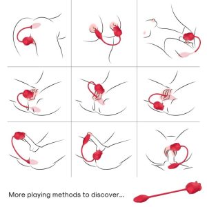 VIBRADOR 2 EM 1 COM SUCÇÃO PINK - Image 2