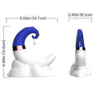 VIBRADOR DO PONTO G SWEETMOON COM SUCÇÃO (AZUL) - Image 3