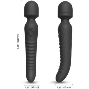 VIBRADOR COM AQUECIMENTO MISSION MASSAGER (PRETO) - Image 2