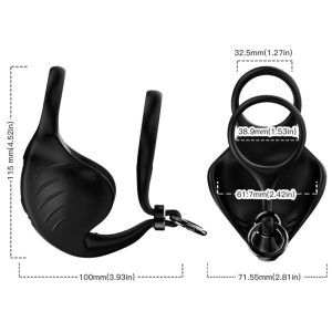 ANEL PARA O PÉNIS MANTA SCROTUM - Image 2