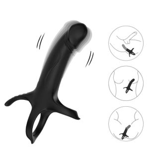 ANEL PARA O PÉNIS COM DILDO E COMANDO - Image 2