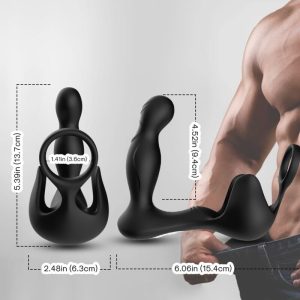 VIBRADOR ANAL SURROUND COM ANEL E COMANDO - Image 2