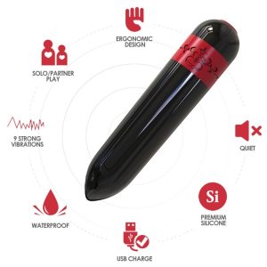 BALA VIBRATÓRIA ARMONY ROCKET (PRETO) - Image 2