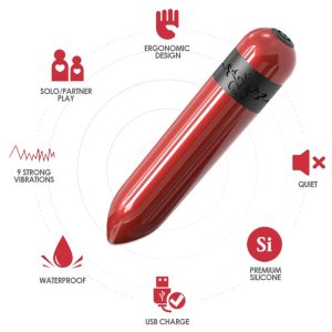 BALA VIBRATÓRIA ARMONY ROCKET (FÚCSIA) - Image 2