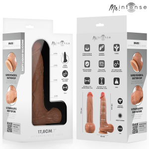 DILDO REALISTA COM TESTÍCULOS BRUCE (S) | 17.8 CM - Image 8