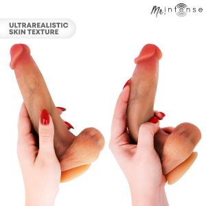 DILDO REALISTA COM TESTÍCULOS BRUCE (M) | 20 CM - Image 2