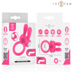 ANEL PARA O PÉNIS VIBRATÓRIO HOPPS (ROSA) - Image 5