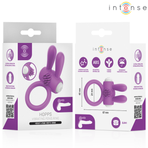 ANEL PARA O PÉNIS VIBRATÓRIO HOPPS (ROXO) - Image 5