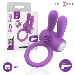 ANEL PARA O PÉNIS VIBRATÓRIO HOPPS (ROXO) - Image 2