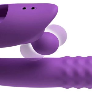 FANTASY FOR HER - HARMONI PRO PURPLE G-SPOT & CLITORAL RABBIT VIBRATOR - Image 5