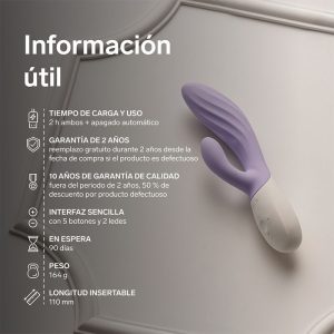 VIBRADOR RABBIT INA TWIST PONTO G (LILÁS) - Image 9