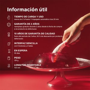VIBRADOR COM LUZ TERAPÊUTICA MONA SPECTRA - Image 11