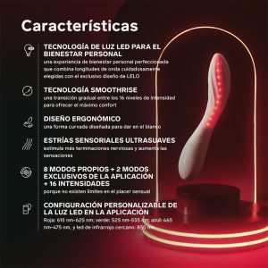 VIBRADOR COM LUZ TERAPÊUTICA MONA SPECTRA - Image 10