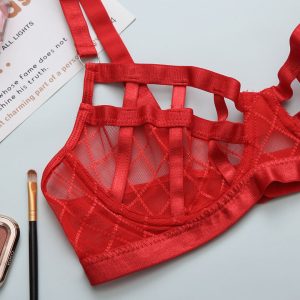 CONJUNTO DE 3 PEÇAS DIAMOND NET VERMELHO DE NAMOUR - Image 6