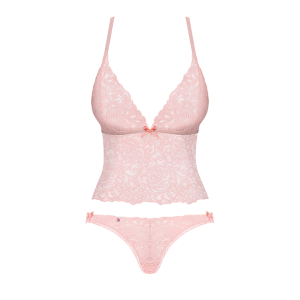 OBSESSIVE DELICANTA CONJUNTO DE LINGERIE ROSA