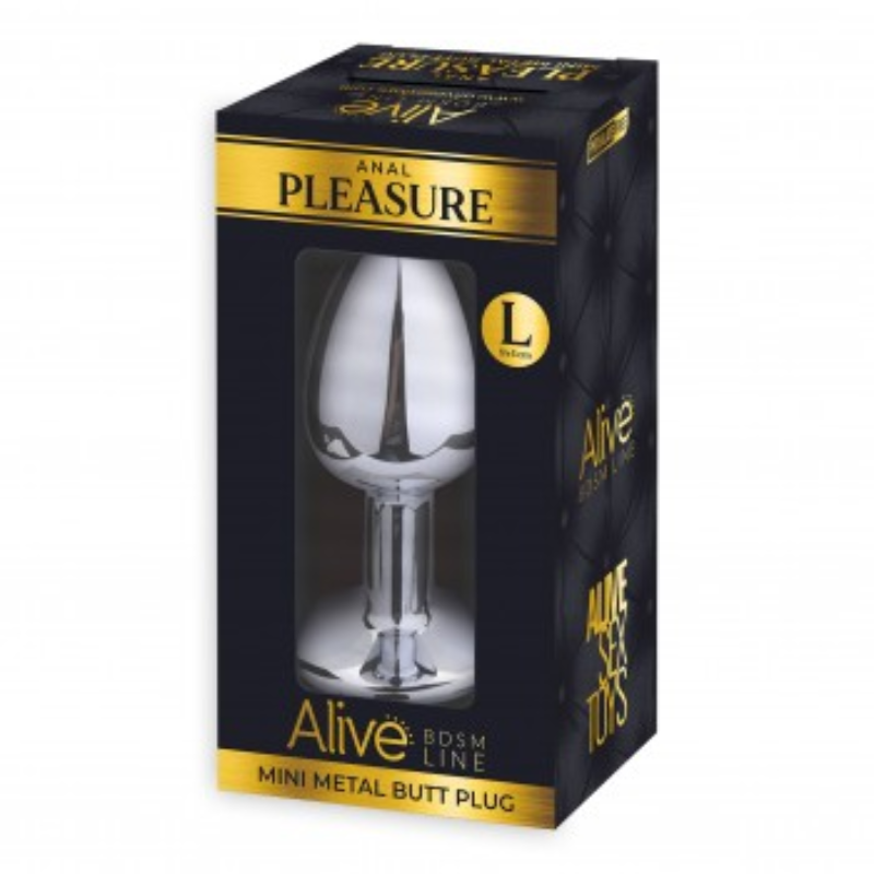 ALIVE PLUG ANAL COM JOIA BRANCA L