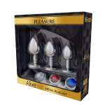 KIT DE PLUGS ANAIS METÁLICOS PLEASURE ALIVE