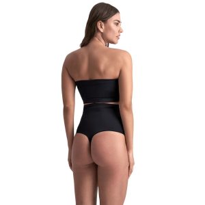 TANGA DE CINTURA ALTA BYE-BRASOFT TOUCH (PRETO) | S - Image 3