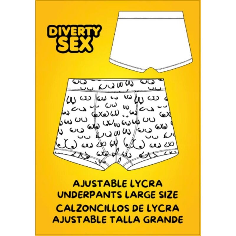 BOXERS COM ESTAMPA DE SEIOS