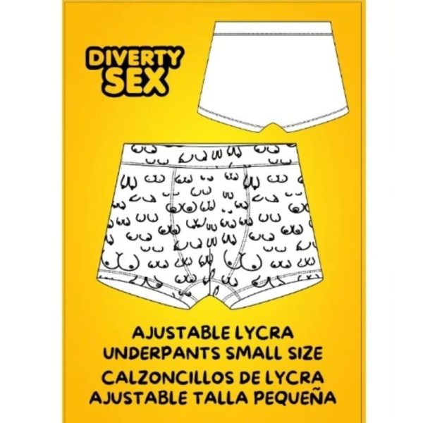 BOXERS COM ESTAMPA DE SEIOS