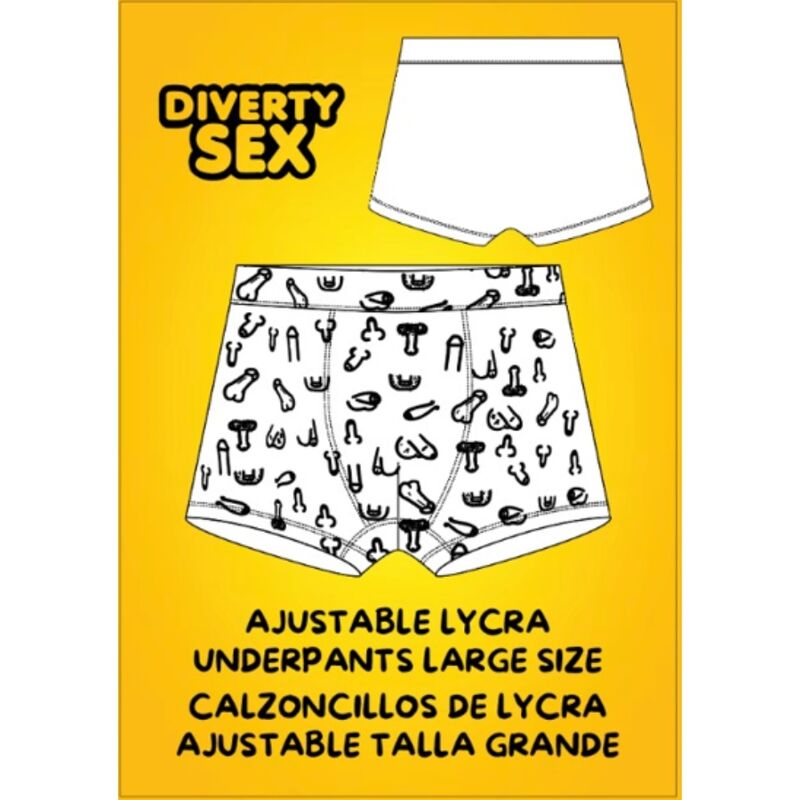 BOXERS COM ESTAMPA DE PÉNIS