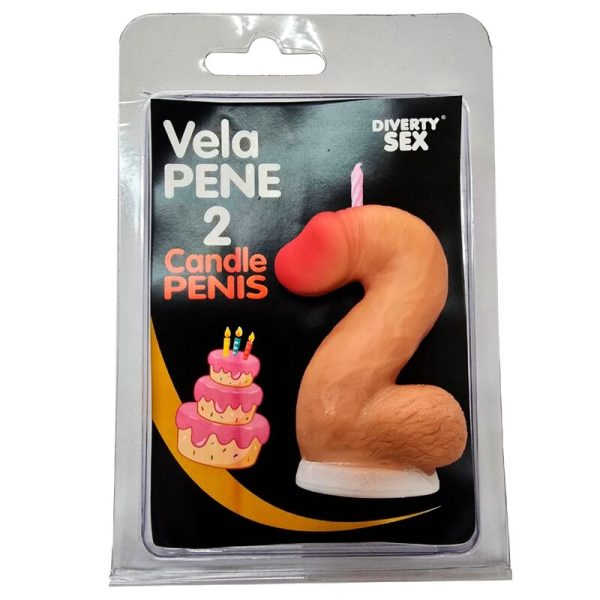 VELA EM FORMATO DE PÉNIS