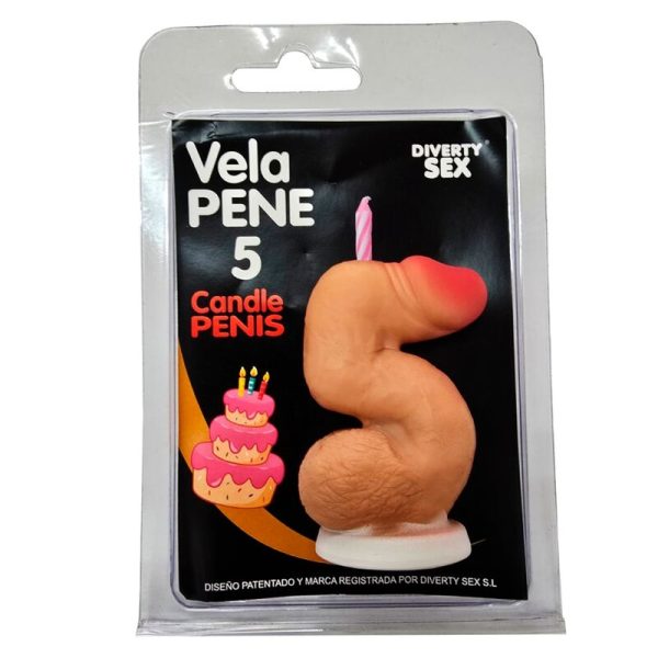 VELA EM FORMATO DE PÉNIS