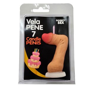 VELA EM FORMATO DE PÉNIS