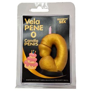 VELA EM FORMATO DE PÉNIS
